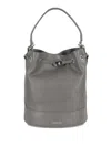 Zanellato Logo-print Bucket Bag In Gray