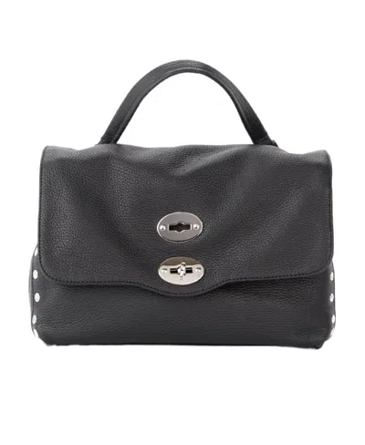 Zanellato Logo Shoulder Bag In Black