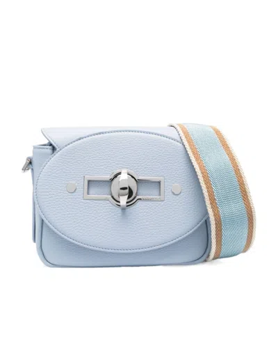 Zanellato Logo Shoulder Bag In Blue