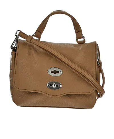 Zanellato Logo Shoulder Bag In Green