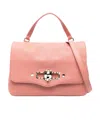 Zanellato Logo Shoulder Bag In Pink