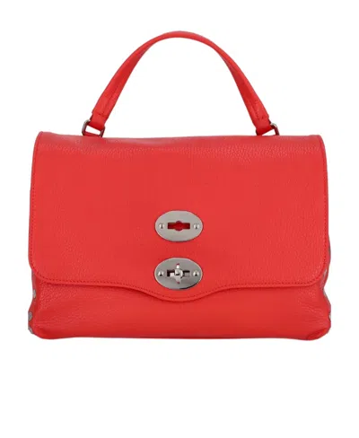 Zanellato Logo Shoulder Bag In Red