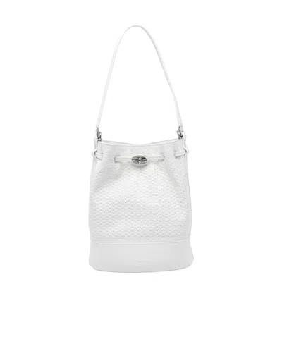 Zanellato Logo Shoulder Bag In White