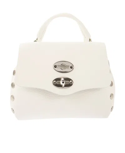 Zanellato Logo Shoulder Bag In White