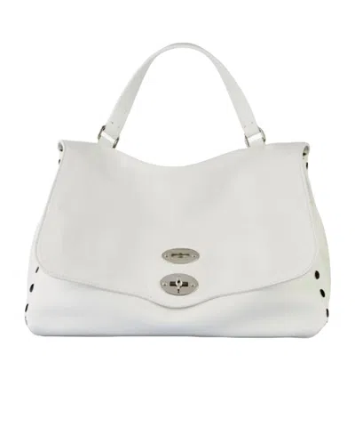 Zanellato Logo Shoulder Bag In White