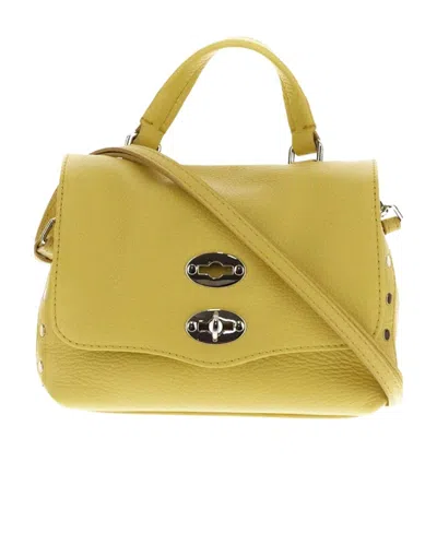 Zanellato Logo Shoulder Bag In Yellow