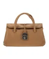Zanellato Magnetic Shoulder Bag In Brown