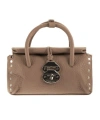Zanellato Magnetic Shoulder Bag In Brown