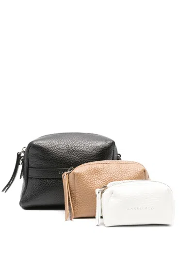 Zanellato Make-up Bags (set Of Three) In Black