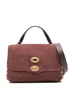 Zanellato Maroon Postina Jones Satchel In Burgundy