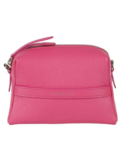 Zanellato Matrioska Daily Shoulder Bag In Pink/ottanio/cipria