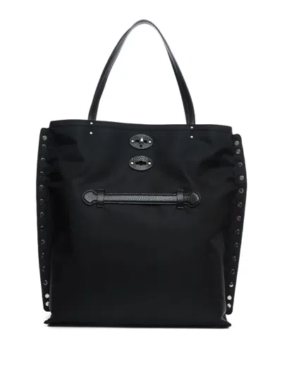 Zanellato Medium A' Spasso Tote Bag In Black