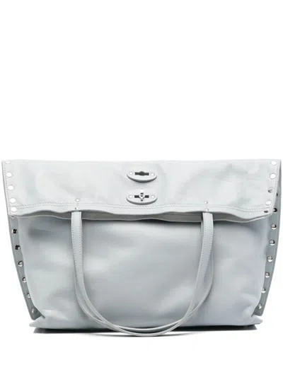 Zanellato Medium A'spasso Saeta Tote Bag In Blue