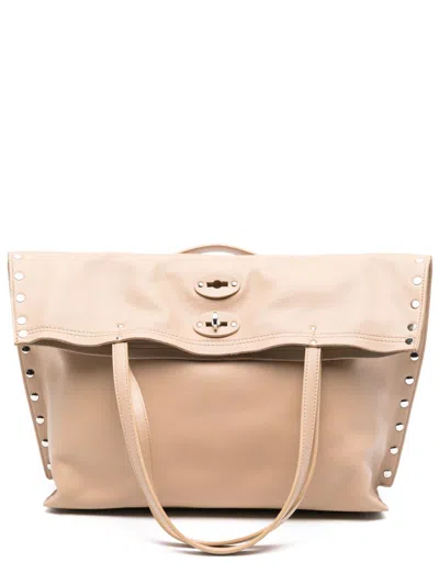 Zanellato Medium A'spasso Saeta Tote Bag In Neutrals