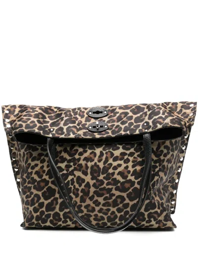 Zanellato Medium A'spasso Tote Bag In Brown