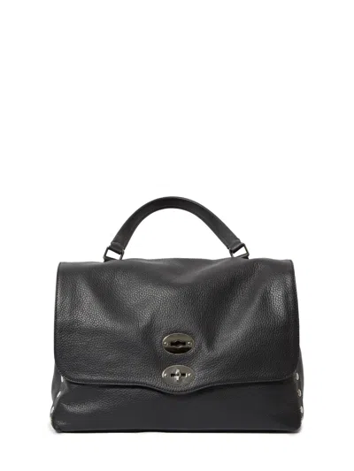 Zanellato Medium Black Postina Bag