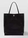 Zanellato Medium Leather Tote Bag With Studded Detailing In Black