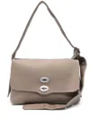 Zanellato Medium Postina Centauro Shoulder Bag In Neutral