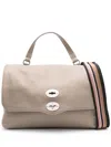 Zanellato Medium Postina Daily Giorno Tote Bag In Grey