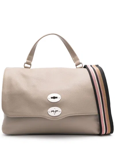 Zanellato Medium Postina Daily Giorno Tote Bag In Grey