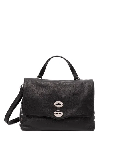 Zanellato Medium `postina Daily` Shoulder Bag In Black  