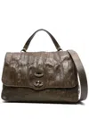 Zanellato 'postina Media' Shoulder Bag In Green