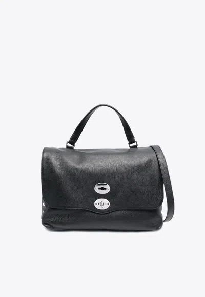 ZANELLATO MEDIUM POSTINA LEATHER SHOULDER BAG