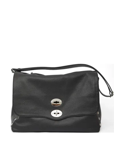 Zanellato Medium Postina Daily Shoulder Bag In Black