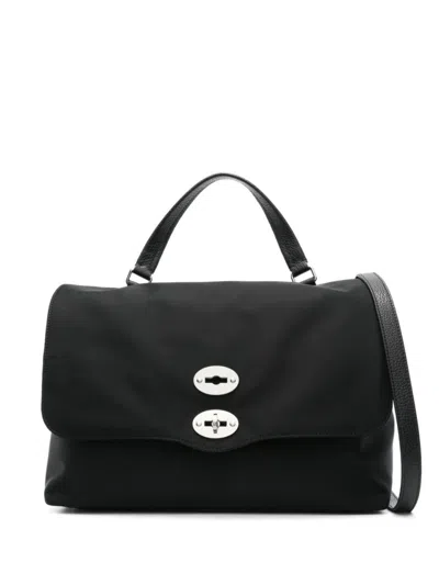 Zanellato Medium Postina Rimboccata Tokyo Bag In Black