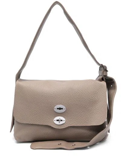 Zanellato Medium Postina Shoulder Bag In Grey