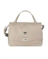 Zanellato Postina S Leather Crossbody Bag In Nude
