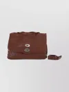 Zanellato Medium Shoulder Bag Adjustable Strap In Brown