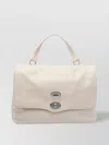 Zanellato Medium Textured Cross-body Bag With Top Handle