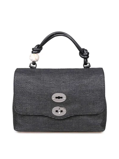 Zanellato Midollino S Postina Bag In Black Raffia