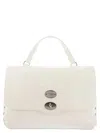 Zanellato Milk White Handcrafted Leather Shoulder Bag