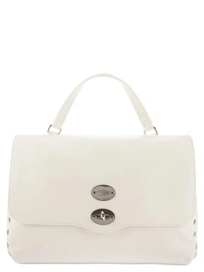 ZANELLATO MILK WHITE HANDCRAFTED LEATHER SHOULDER BAG