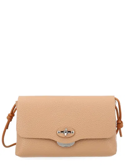 Zanellato Mini Daily Shoulder Bag In Brown