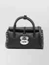Zanellato Mini Leather Handbag Featuring Textured Finish In Black