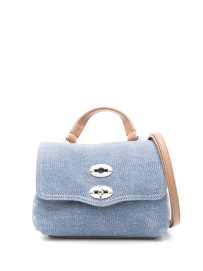 Zanellato Mini Postina Cross Body Bag In Blue