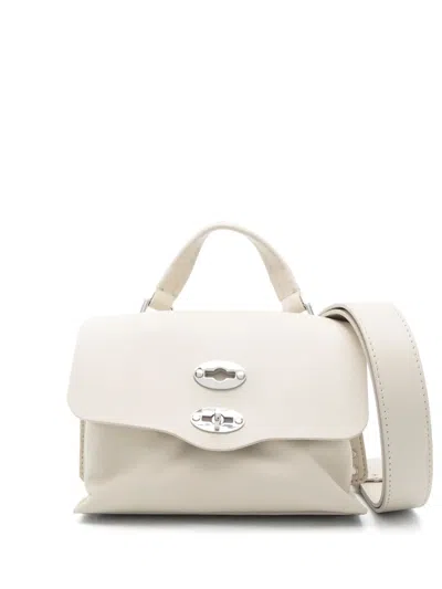 Zanellato Mini Postina Cross Body Bag In Neutrals