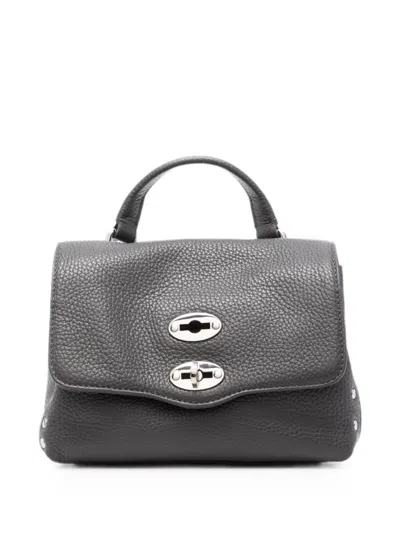 Zanellato Mini Postina Tote Bag In Gray