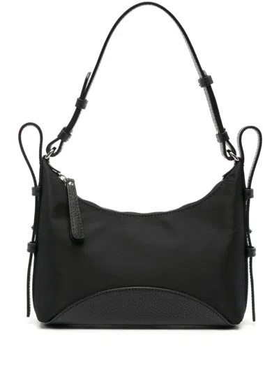Zanellato Mita Panelled Shoulder Bag In Black