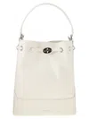Zanellato Women's Monda' - Leather Bucket Bag In White