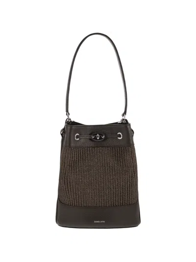 Zanellato Monda Adjustable-strap Bucket Bag In Brown