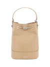 Zanellato Monda Twist-lock Bucket Bag In Brown Caldo+ciottolo