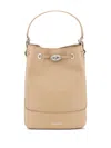 Zanellato Monda Daily Small Leather Bucket Bag In Brown