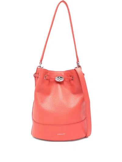 ZANELLATO MONDA' DAILY SMALL LEATHER BUCKET BAG