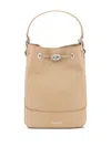 Zanellato Monda Daily Small Leather Bucket Bag In Brown