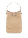 Zanellato Monda Daily Small Leather Bucket Bag In Neutral