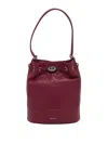 Zanellato Small Monda Leather Shoulder Bag In Red